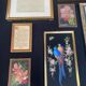 Set of 10 gilded wood or vintage resin frames