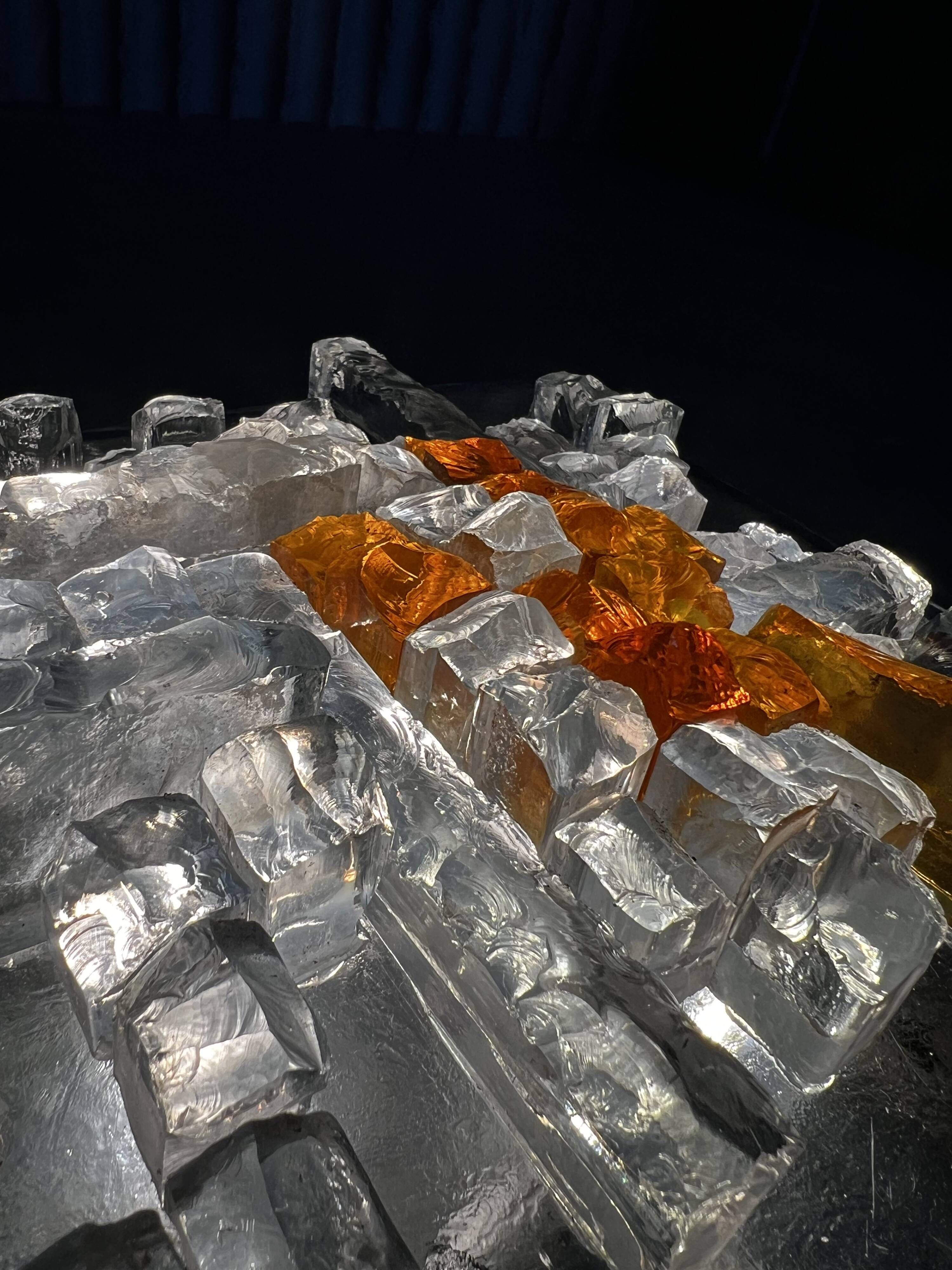Vintage PoliArte Glass Wall / Ceiling Lamp — Italian Sculptural Lighting