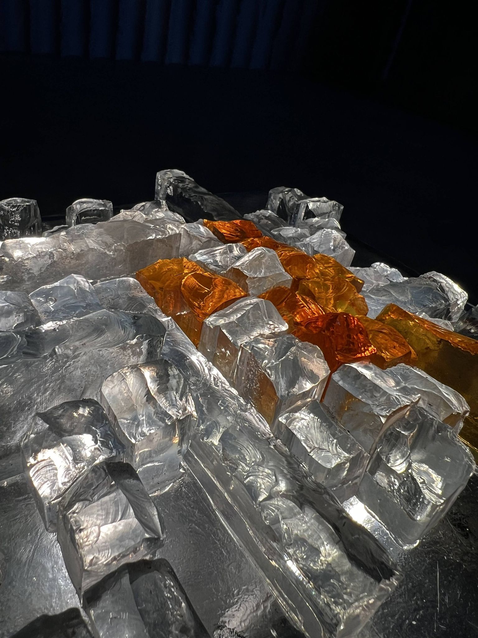 Vintage PoliArte Glass Wall / Ceiling Lamp — Italian Sculptural Lighting