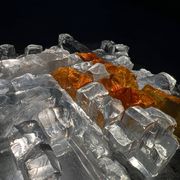 Vintage PoliArte Glass Wall / Ceiling Lamp — Italian Sculptural Lighting