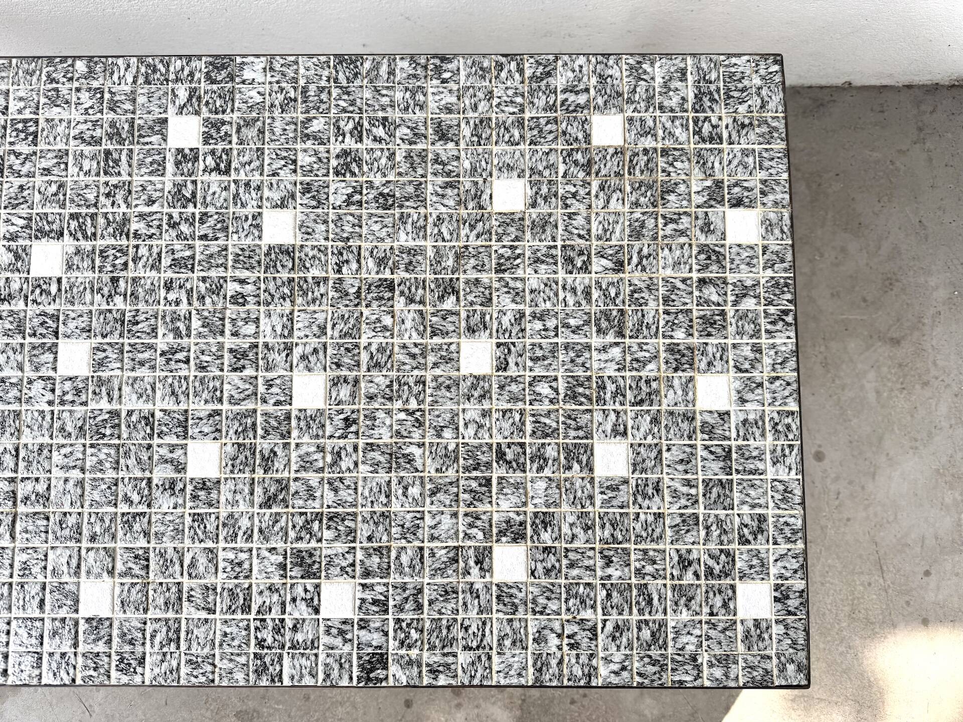 Modernist coffee table with ceramic mosaic, Lilienthal, 1960s.