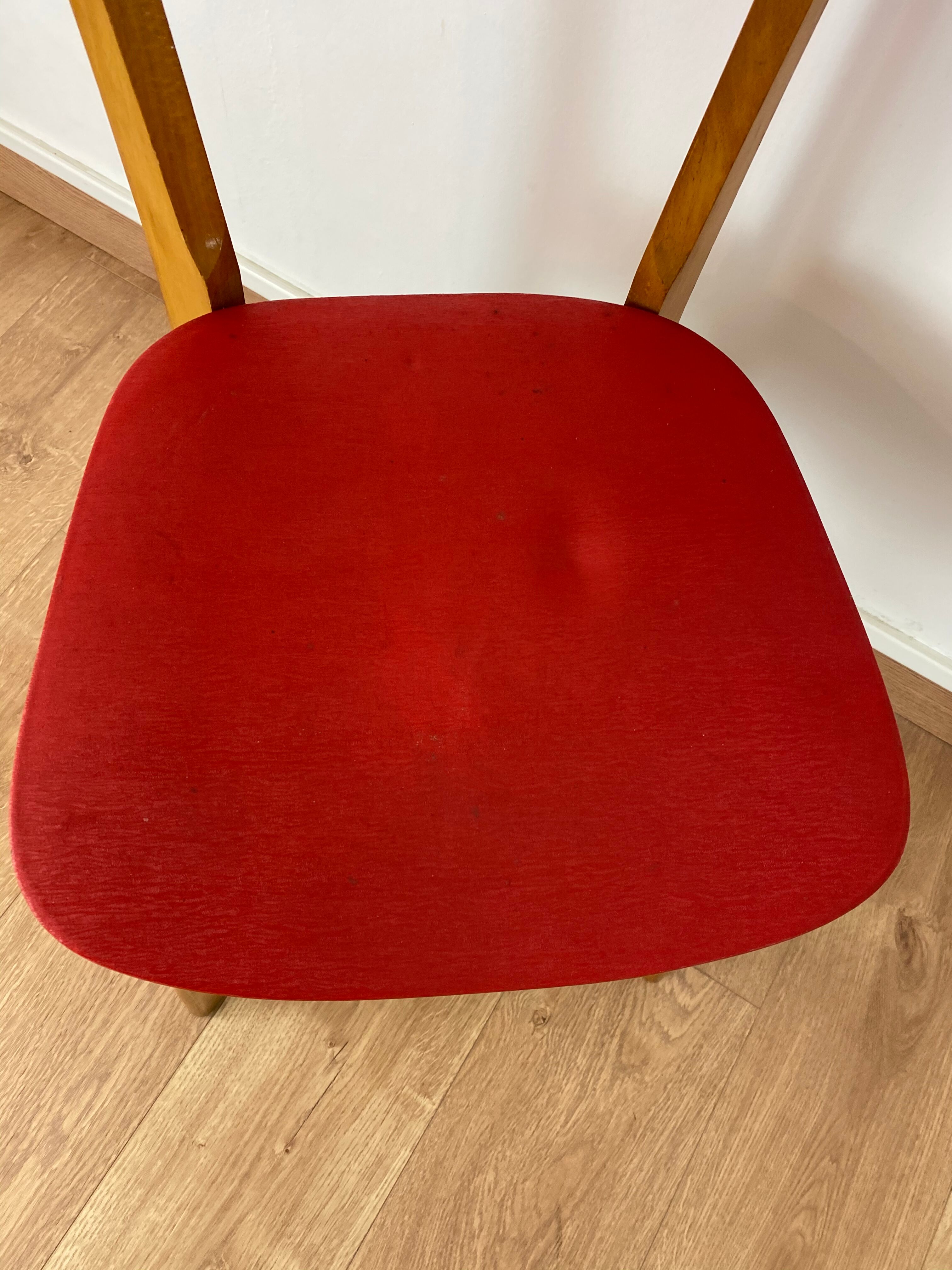 Red vintage chair