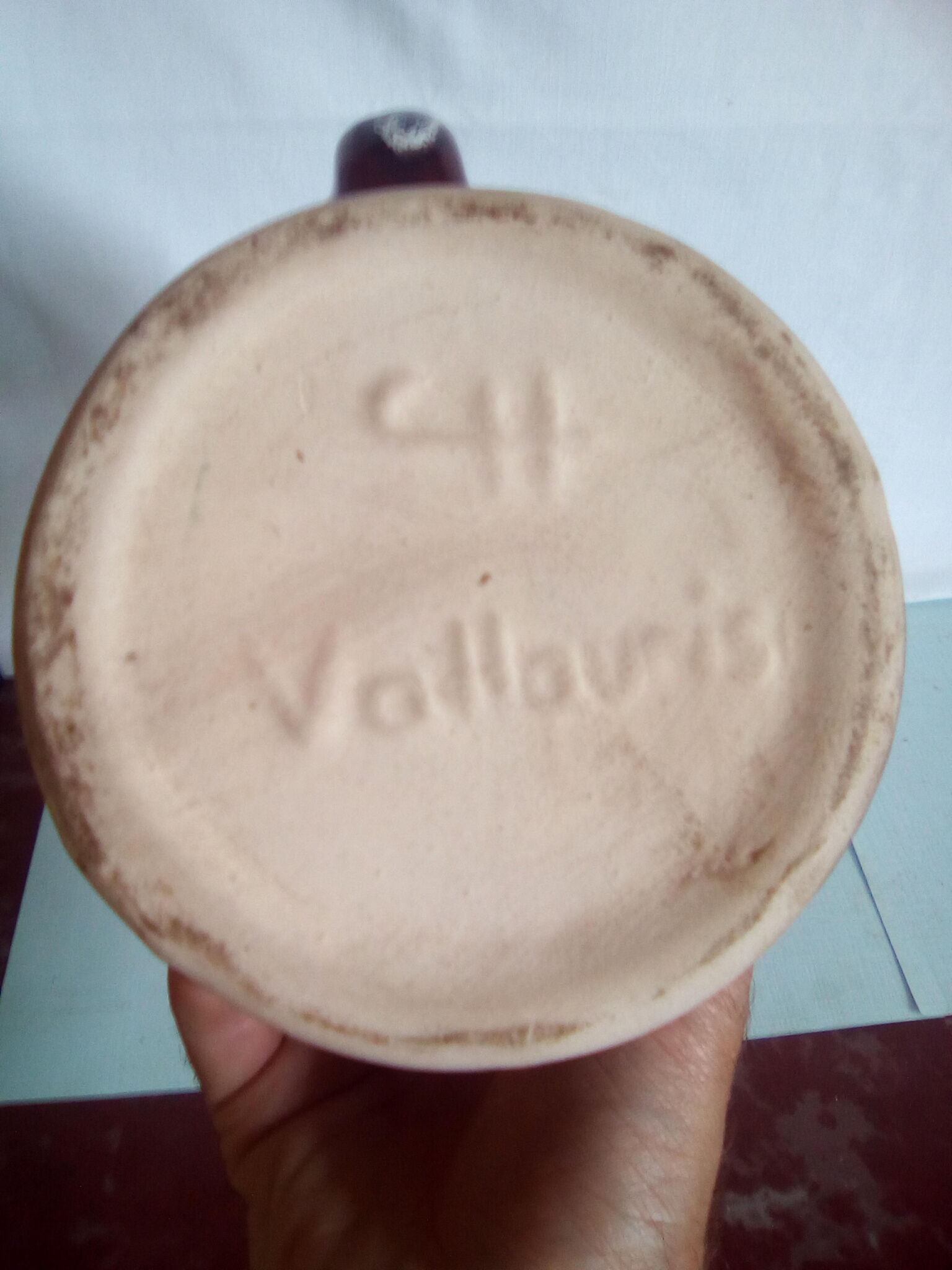 Ceramic pitcher of Vallauris 50s