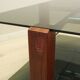 Glass table, Italian design, 1970s, production: Italy