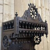 Crédence bretonne fin XIXème en châtaignier