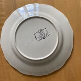 Set of 2 flat plates obernai sarreguemines