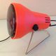 Orange infrared lamp by Condel / vintage 70s
