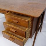 Desk Made In Teak By Svend Aage Madsen  For Sigurd Hansen From 1960s
