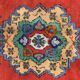 Moroccan vintage carpet handmade flap 175x255 cm