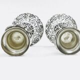Pair of silver candle holders