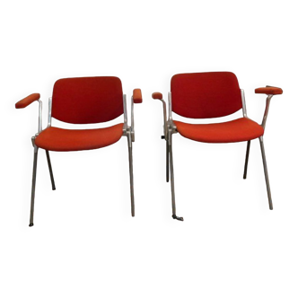 Vintage Chairs Giancarlo Piretti for Castelli 1970