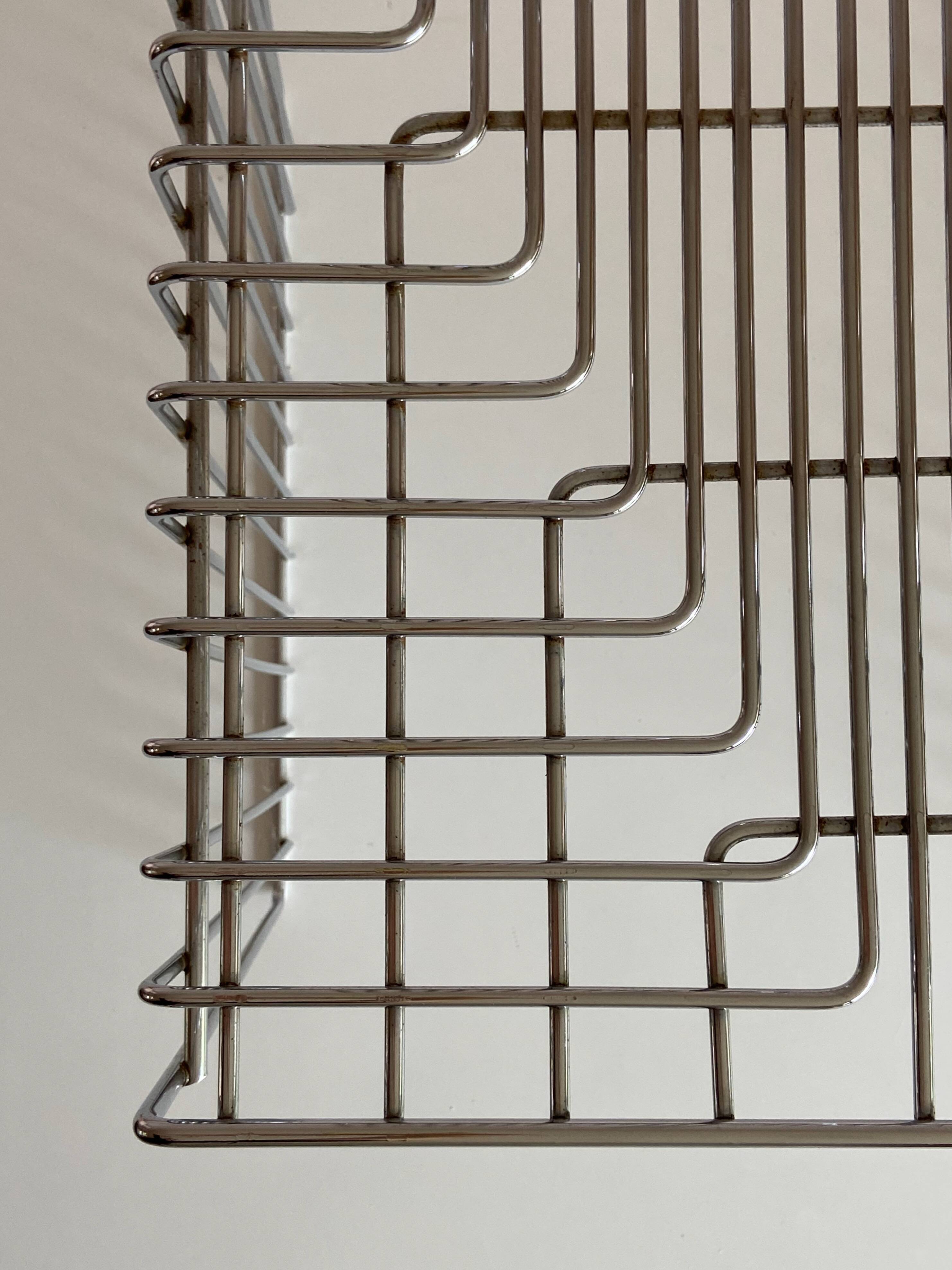 Max Sauze 1970s wire sculpture chair Made in France