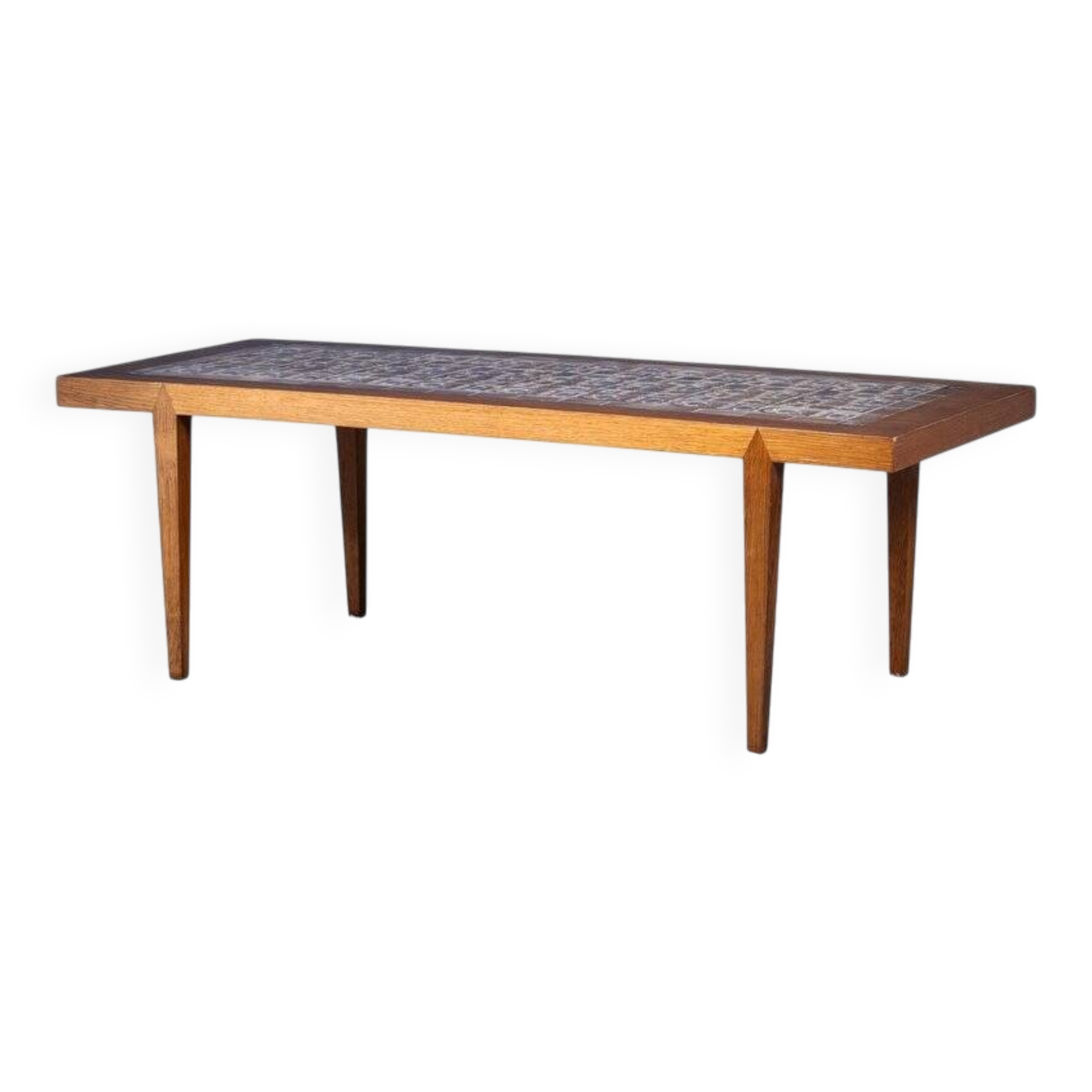 Rectangular coffee table in rosewood, 1960