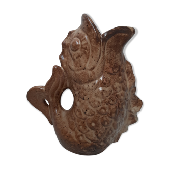 Vase poisson en grès