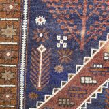 Vintage carpet turkmen belutch afghan 88x146 cm