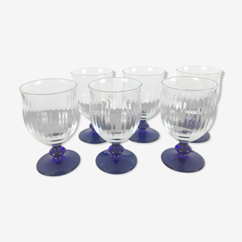 Blue foot striated glasses