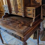 Walnut bleacher desk
