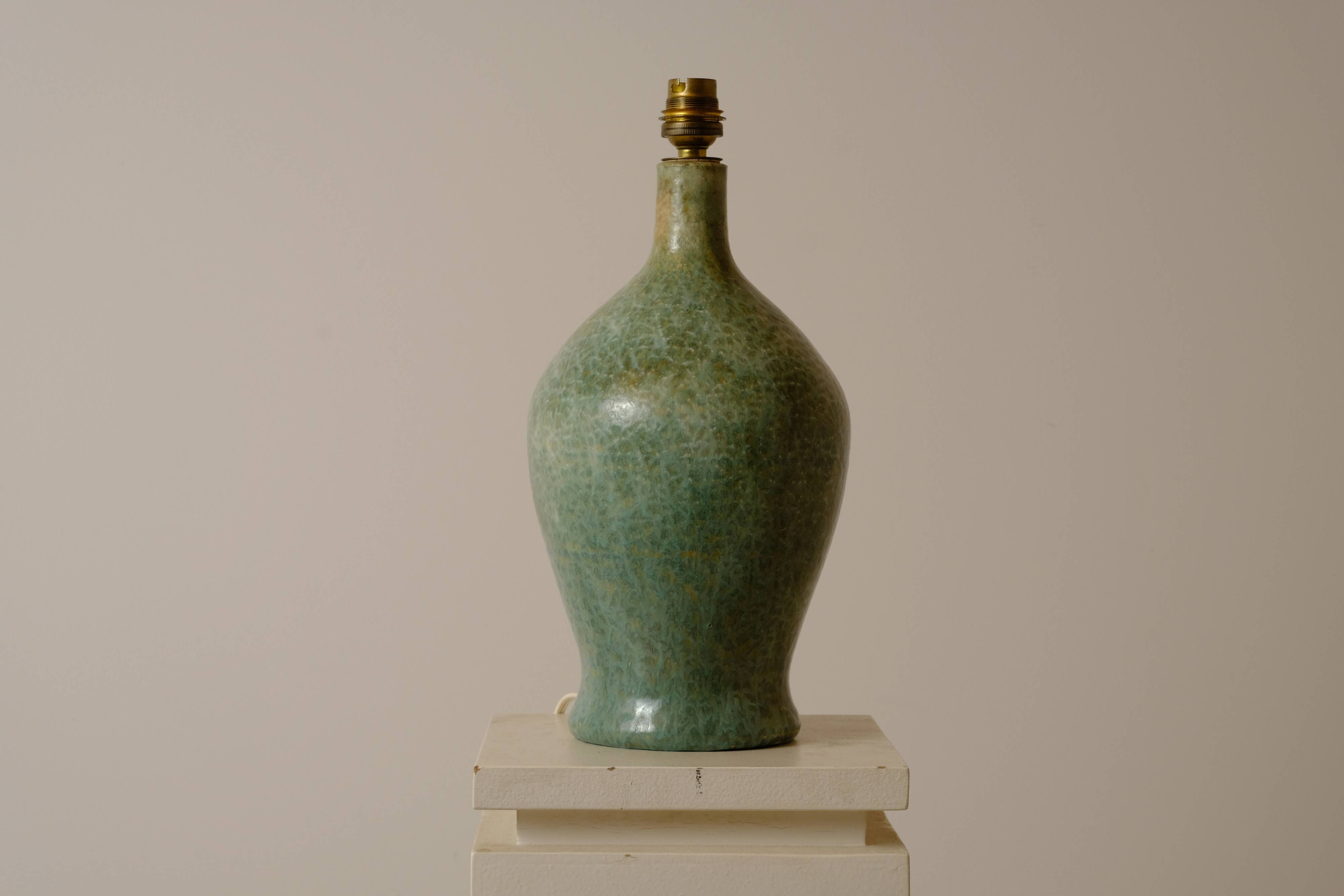 Ceramic lamp by Jacques SERRE 1970's