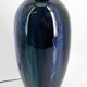 Art Nouveau lamp in stoneware with high-fire glazes and bronze mount, circa 1900.