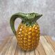 Vintage jug in majolica in the shape of a pineapple – decorative ceramic