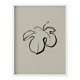 Botanical illustration giclee print, 50x70 cm