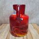 Vase / jug in blown red glass – Murano style – vintage piece from the 1970s
