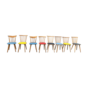Série de 6 chaises bistrot brasserie