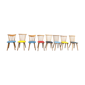 Série de 6 chaises bistrot