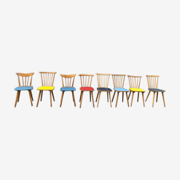 Series of 6 bistro chairs 1950/1960
