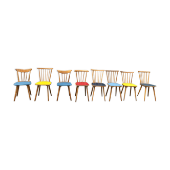 Series of 6 bistro chairs 1950/1960