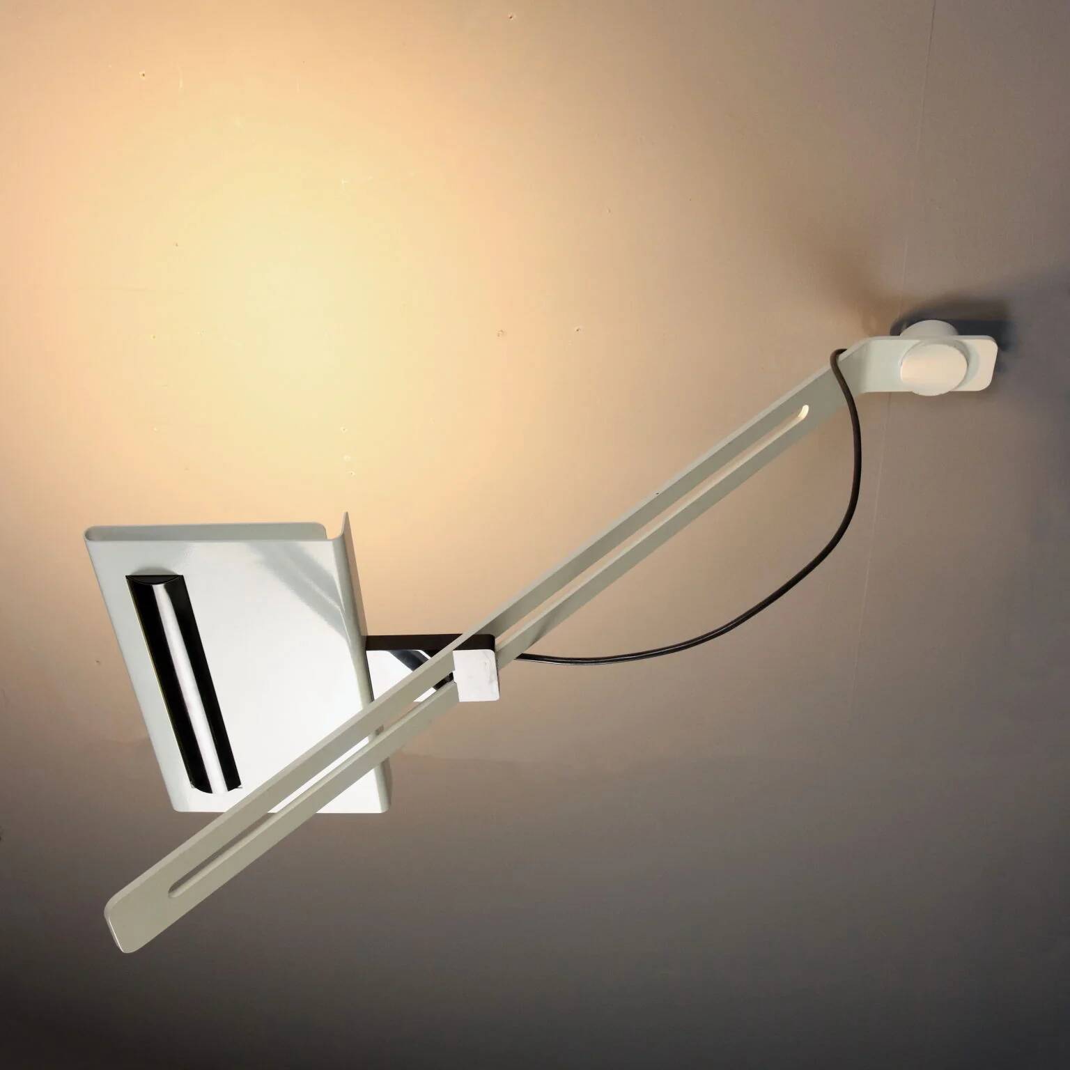 Lampe vintage O-Luce Domea design Bruno Gecchelin 1970s-1980s