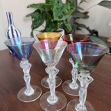 Bayel crystal liqueur glasses