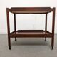 Rosewood serving table on wheels by Opal Möbel from the 60s/70s