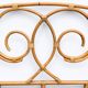 Vintage rattan headboard 1980