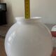 Globe opaline blanc