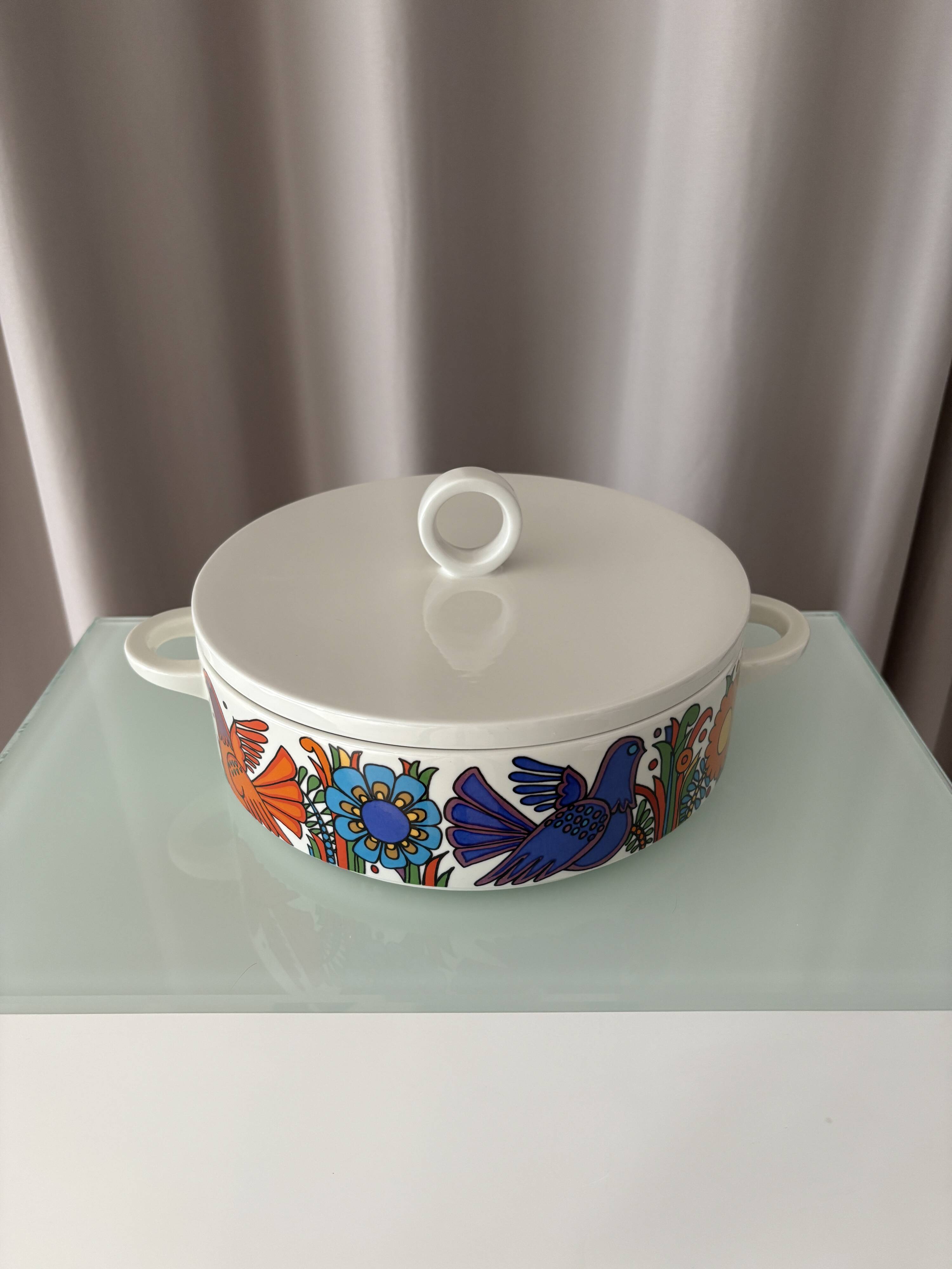 Vintage Villeroy & Boch Acapulco Covered Serving Dish