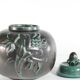 Large Art Deco Green Lidded Jar by Anna-Lisa Thomson for Upsala-Ekeby, 1930's