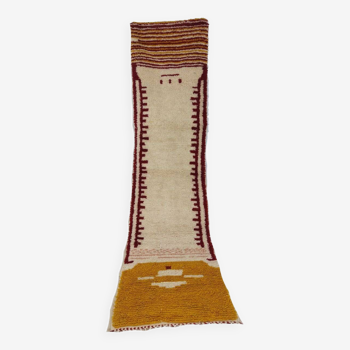 Handmade moroccan berber rug 317 x 80 cm