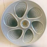 Six Salins oyster plates