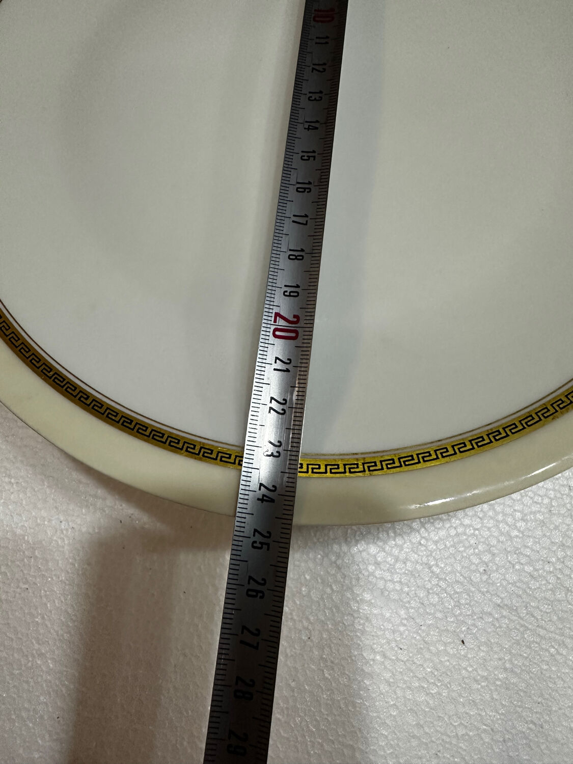 A. Vignaud-Limoges-France- Service 18 Pcs Greek Frieze Gilded