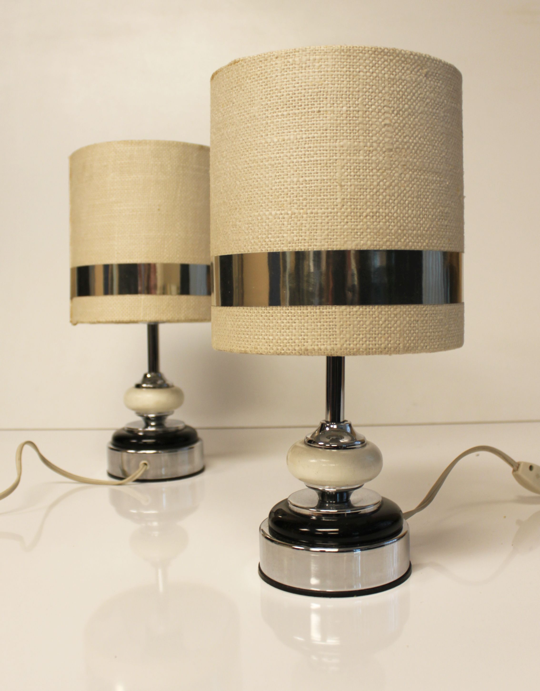 Pair of Delmas brand lamps