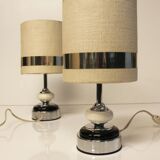 Pair of Delmas brand lamps