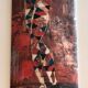 Pair of Commedia dell'Arte Coat Hooks in the Style of Fornasetti, Italy, glass