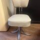 Vintage metal and leather office chair
