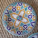 3 vintage oriental plates