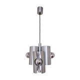 Lustre space age brushed aluminum 70s