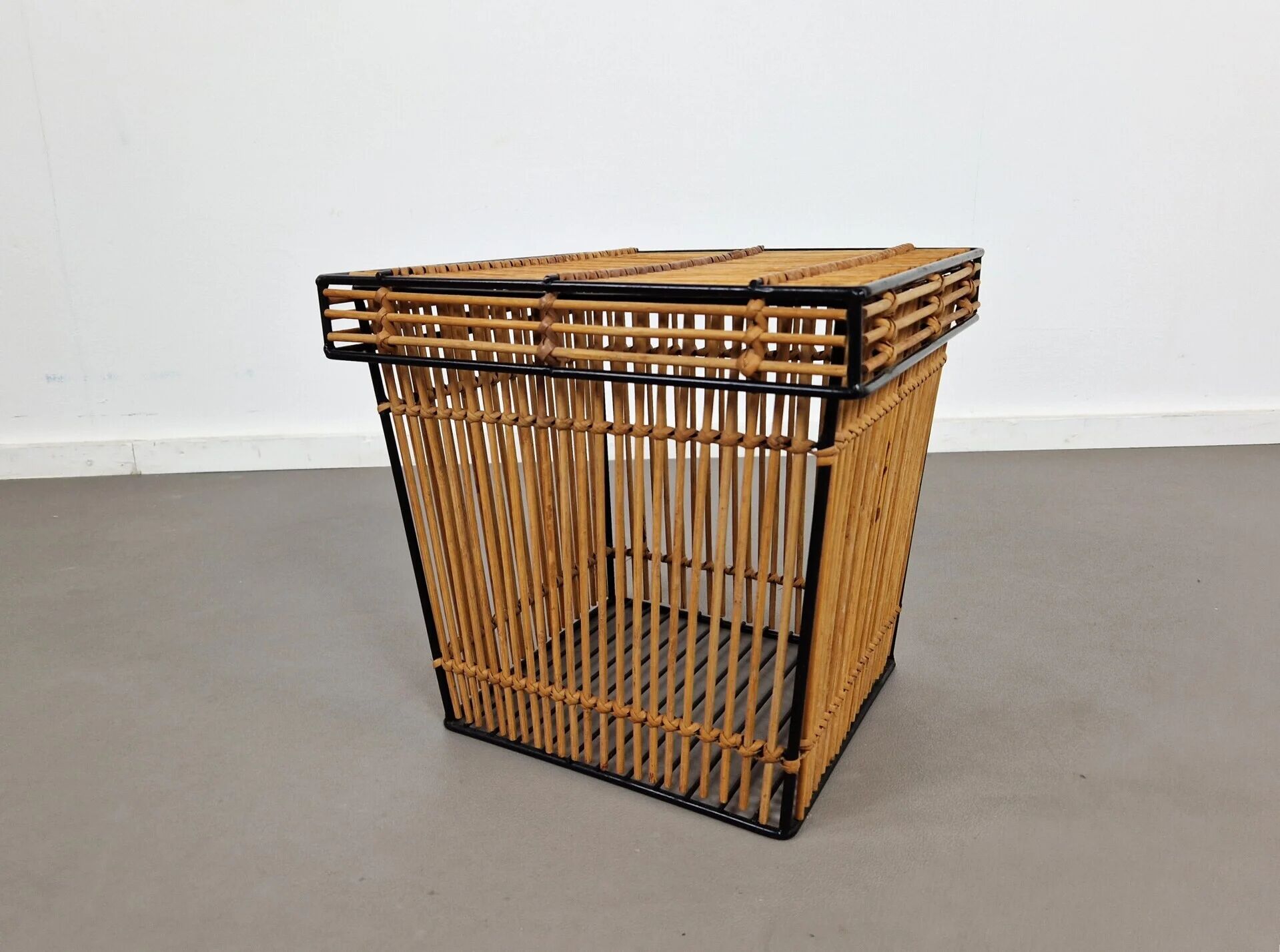 Rohé Noordwolde laundry or towel basket, 1960s