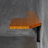 Wall-mounted console table by Charlotte Perriand, France, 1950s