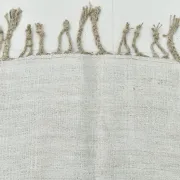 Off White & Cream Mid Century Modern Kilim Rug, Bohemian Living Room Carpet