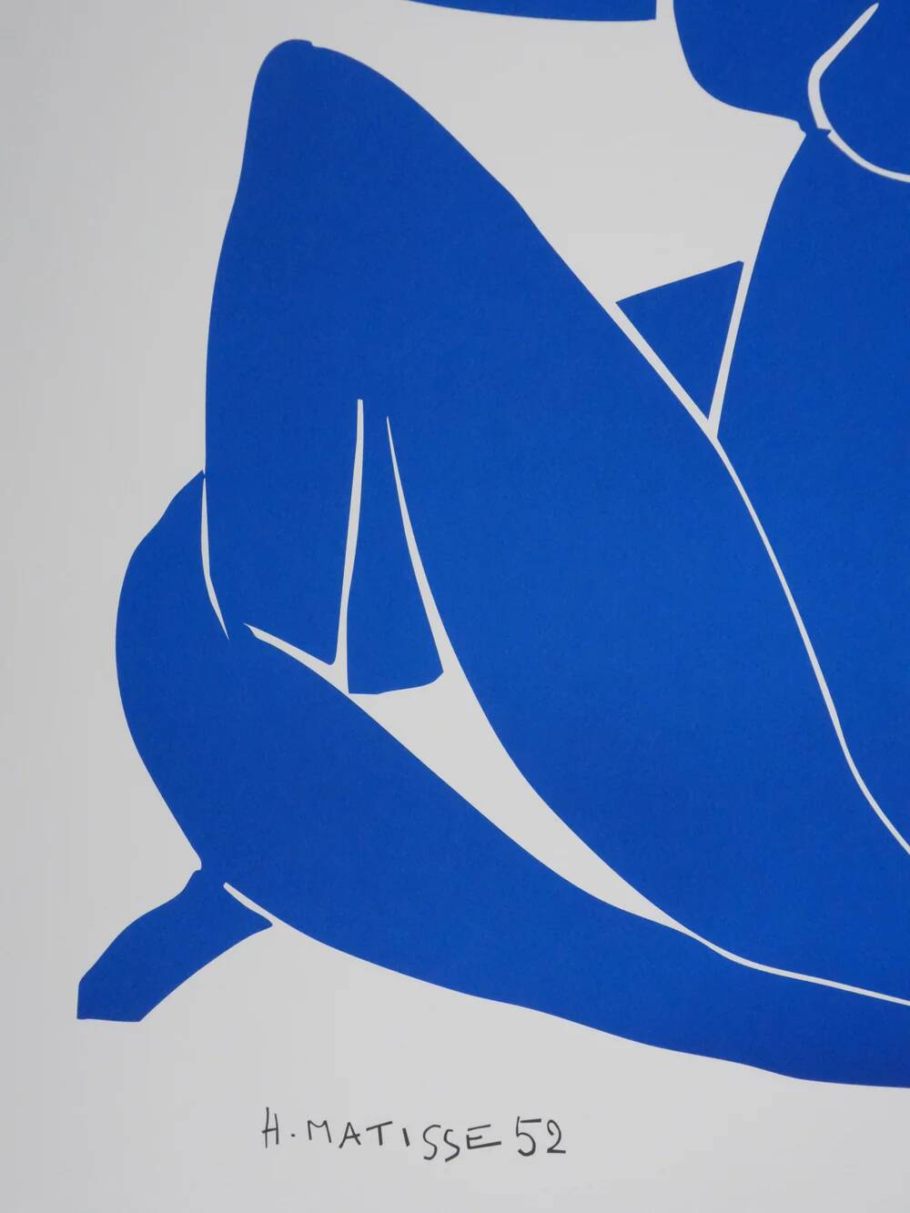 Henri Matisse: Blue Nude V, signed lithograph